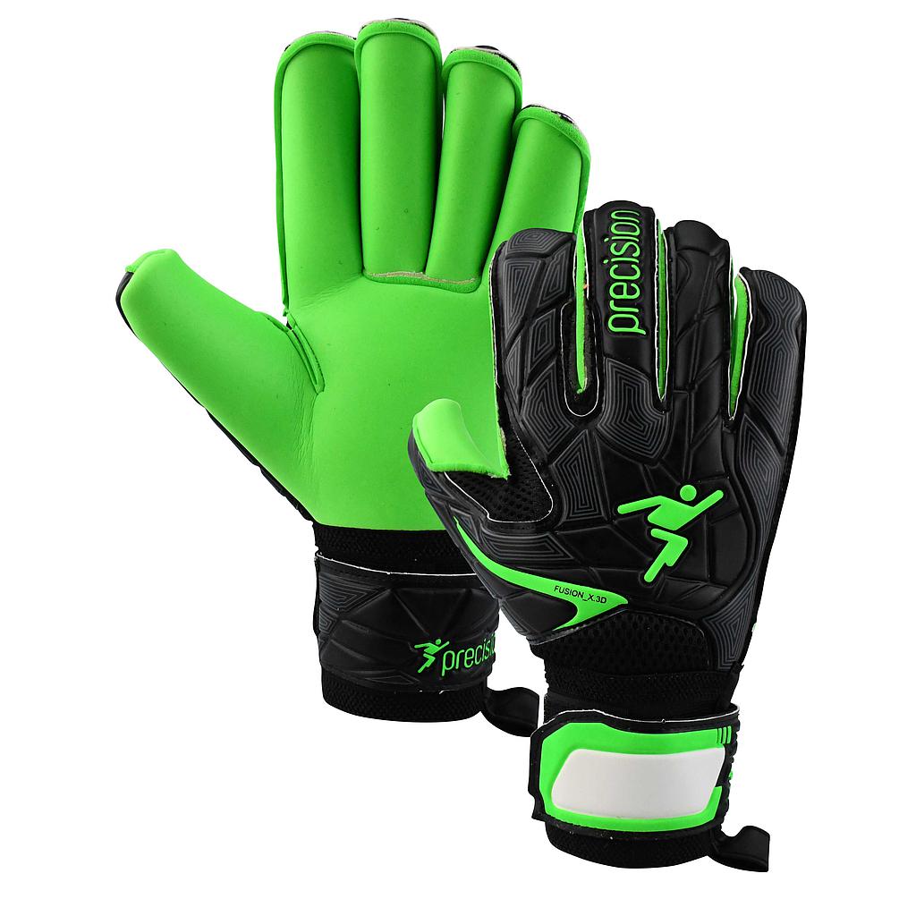 Precision Fusion X.3D JUNIOR Roll Protect Lime GK Gloves Goalkeepers Anonymous